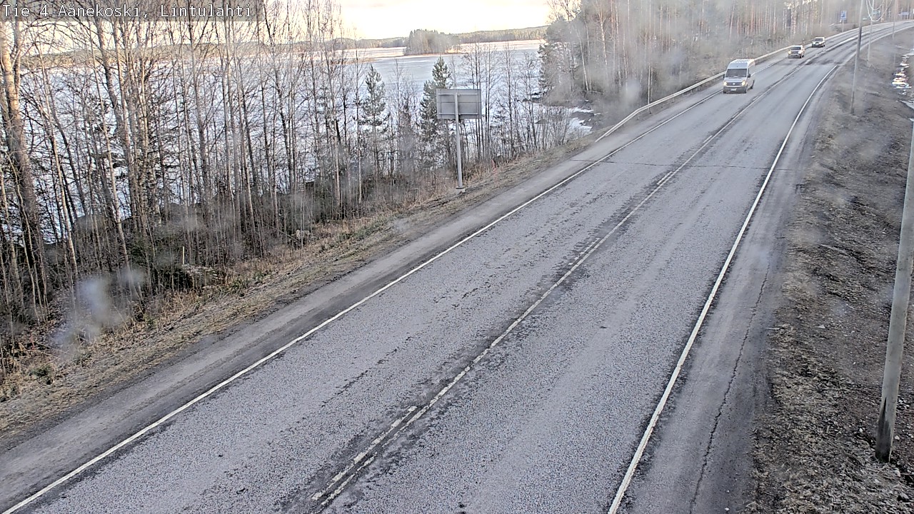 Weather Camera Image Road 4 Äänekoski, Lintulahti, Äänekoski, Keski-Suomi