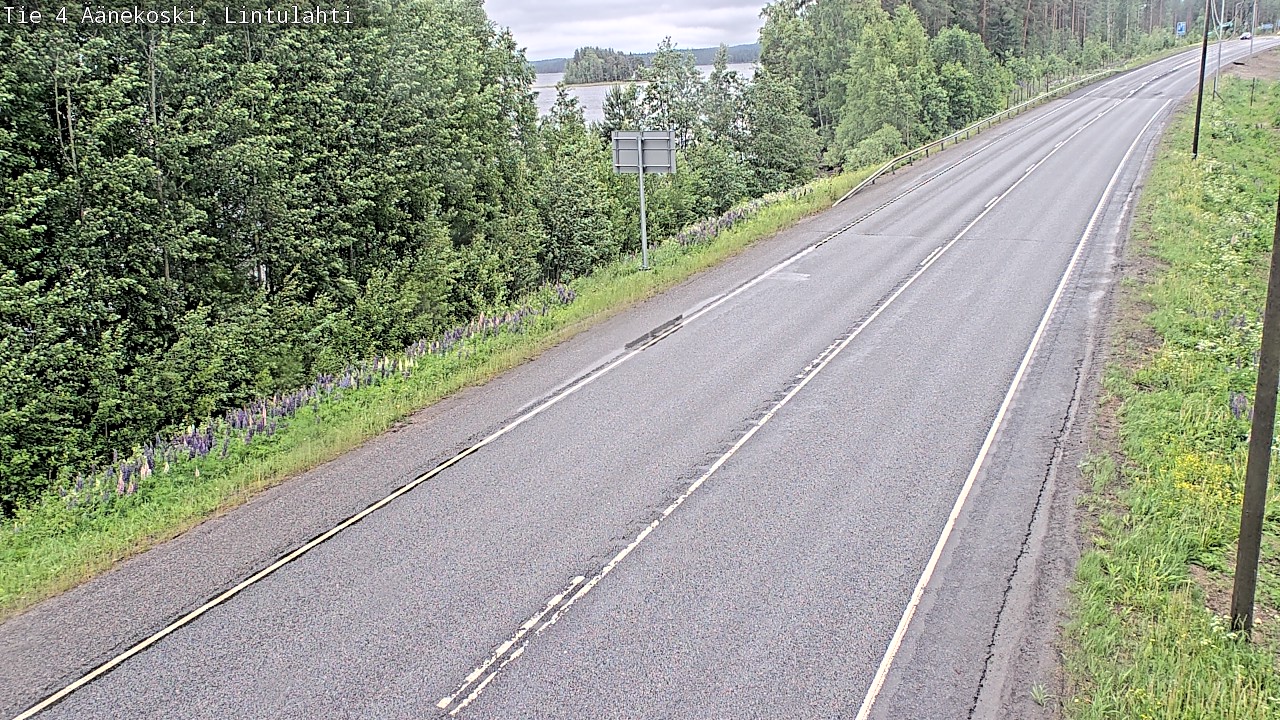 Weather Camera Image Väg 4 Äänekoski, Lintulahti, Äänekoski, Keski-Suomi
