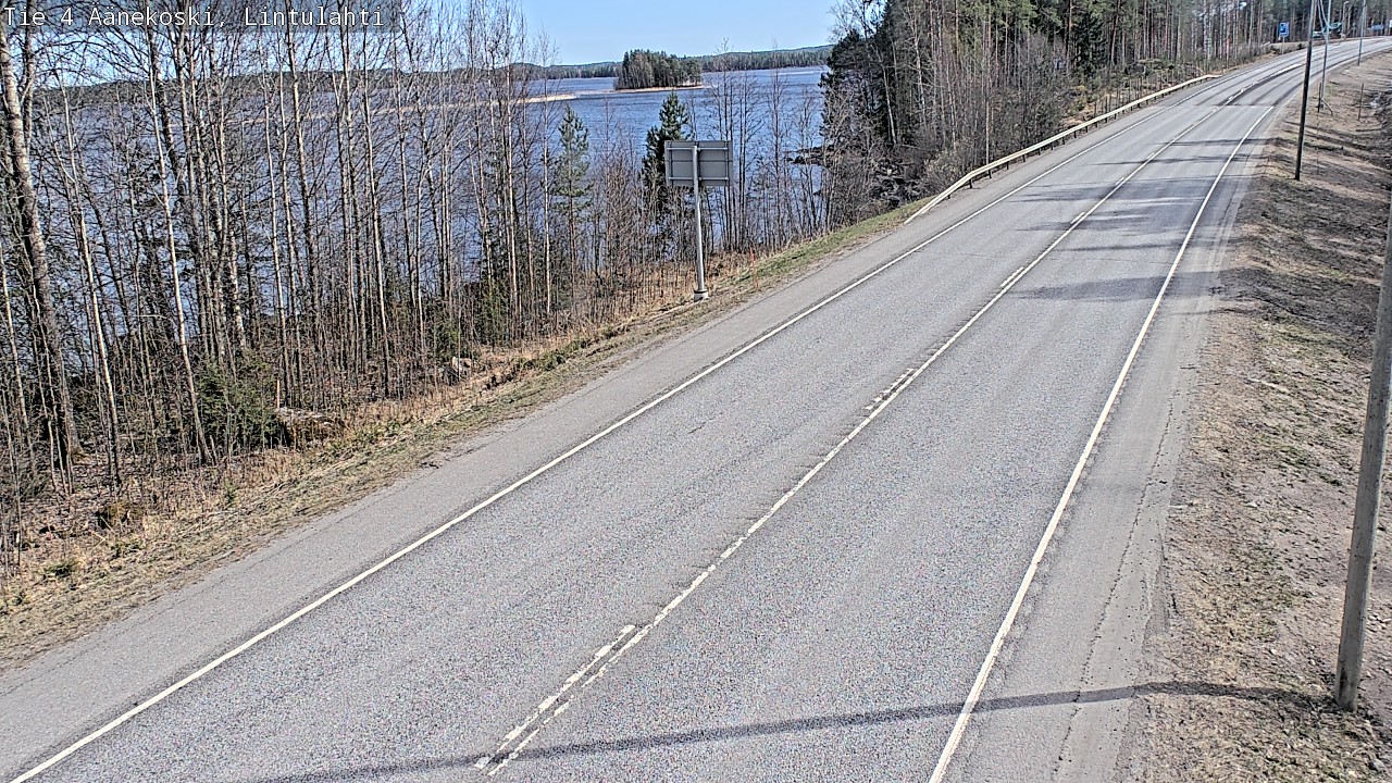 Weather Camera Image Väg 4 Äänekoski, Lintulahti, Äänekoski, Keski-Suomi