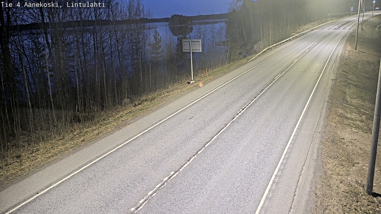 Weather Camera Image Väg 4 Äänekoski, Lintulahti, Äänekoski, Keski-Suomi