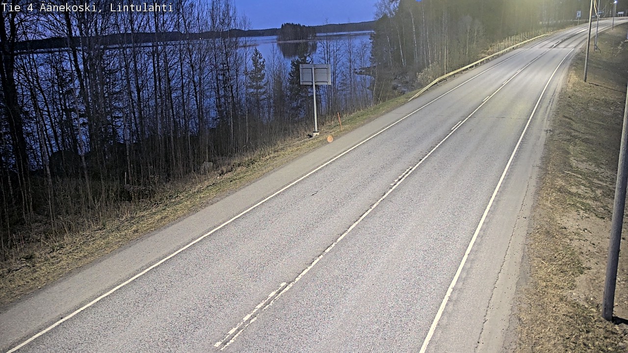Weather Camera Image Road 4 Äänekoski, Lintulahti, Äänekoski, Keski-Suomi