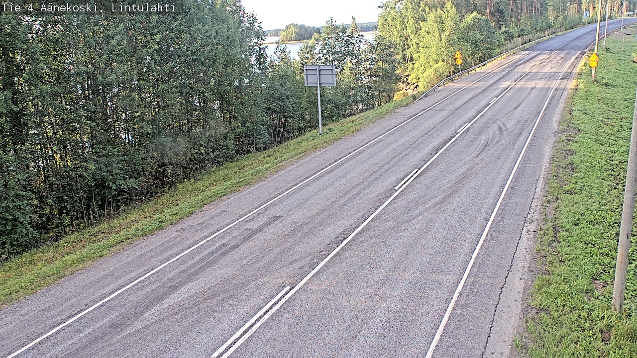 Weather Camera Image Road 4 Äänekoski, Lintulahti, Äänekoski, Keski-Suomi