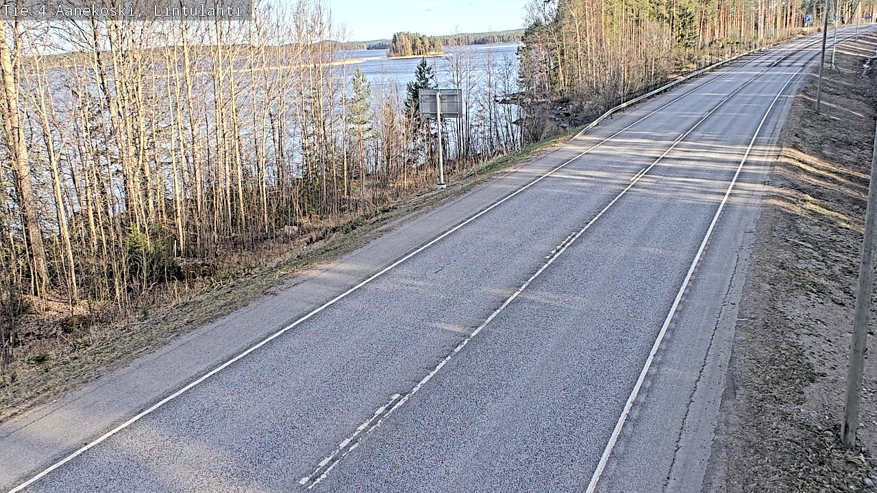 Weather Camera Image Väg 4 Äänekoski, Lintulahti, Äänekoski, Keski-Suomi