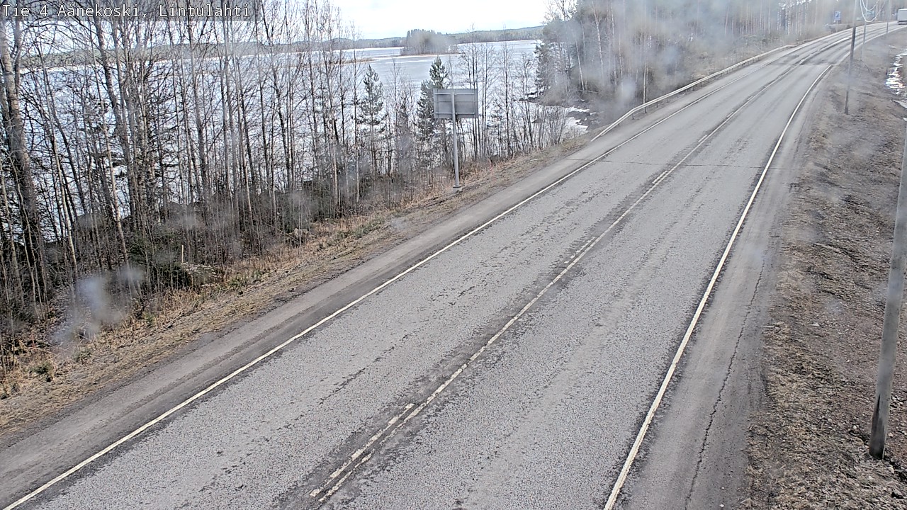 Weather Camera Image Road 4 Äänekoski, Lintulahti, Äänekoski, Keski-Suomi