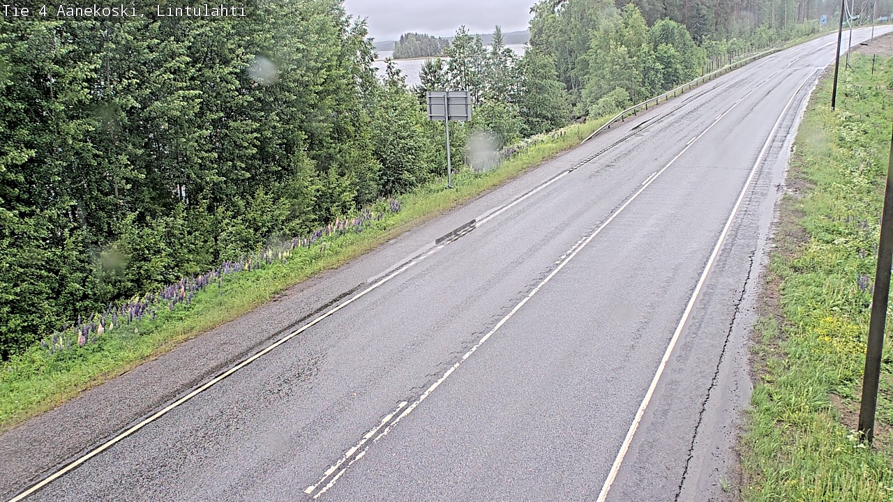 Weather Camera Image Väg 4 Äänekoski, Lintulahti, Äänekoski, Keski-Suomi