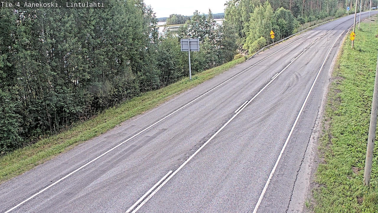 Weather Camera Image Road 4 Äänekoski, Lintulahti, Äänekoski, Keski-Suomi
