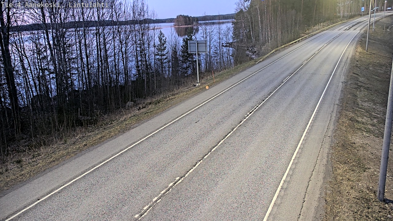 Weather Camera Image Väg 4 Äänekoski, Lintulahti, Äänekoski, Keski-Suomi