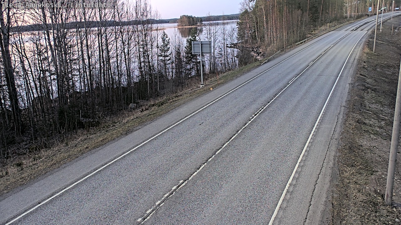 Weather Camera Image Väg 4 Äänekoski, Lintulahti, Äänekoski, Keski-Suomi