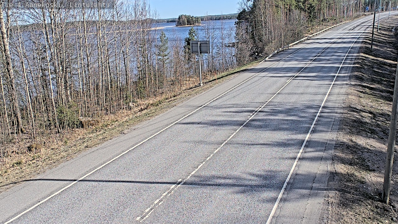 Weather Camera Image Väg 4 Äänekoski, Lintulahti, Äänekoski, Keski-Suomi