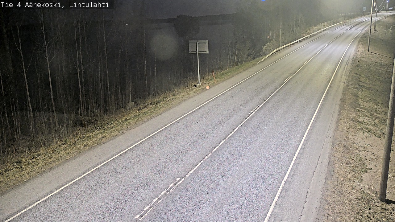 Weather Camera Image Väg 4 Äänekoski, Lintulahti, Äänekoski, Keski-Suomi