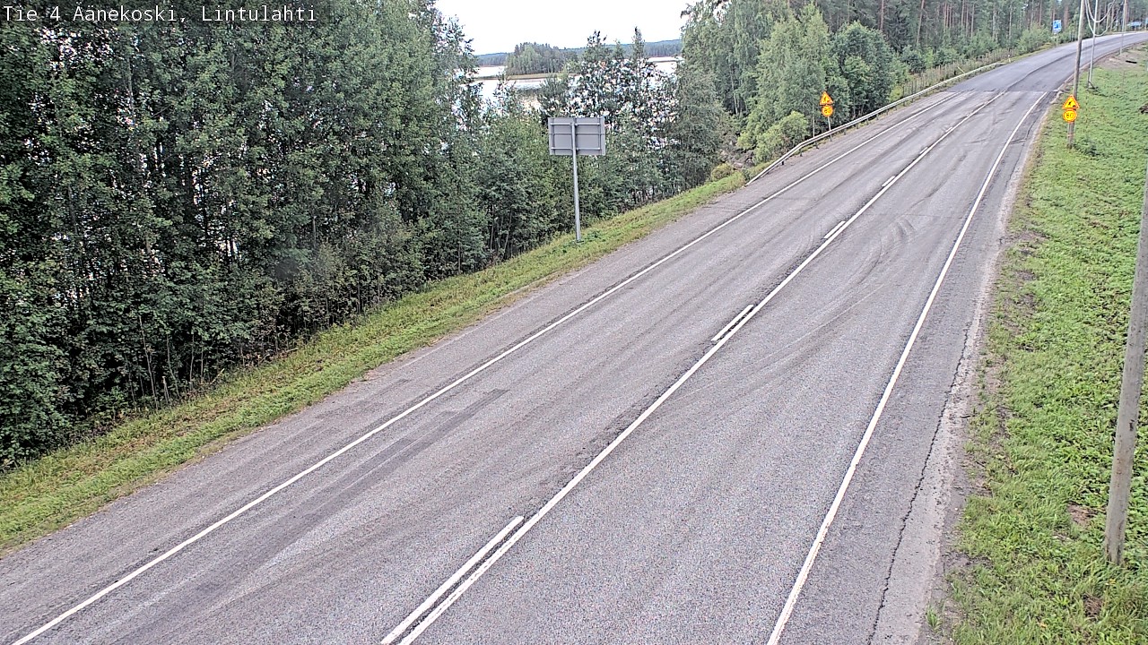 Weather Camera Image Road 4 Äänekoski, Lintulahti, Äänekoski, Keski-Suomi