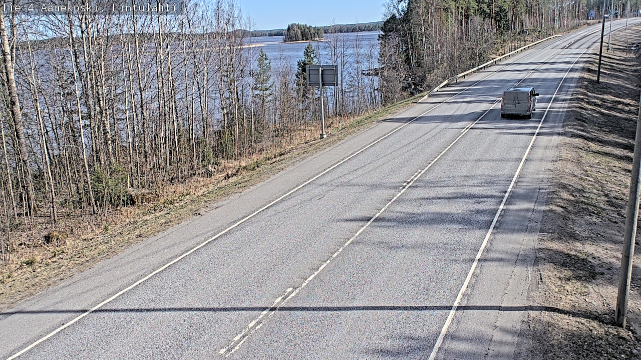 Weather Camera Image Väg 4 Äänekoski, Lintulahti, Äänekoski, Keski-Suomi