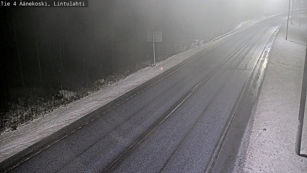Weather Camera Image Väg 4 Äänekoski, Lintulahti, Äänekoski, Keski-Suomi
