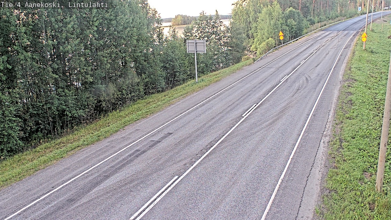 Weather Camera Image Road 4 Äänekoski, Lintulahti, Äänekoski, Keski-Suomi