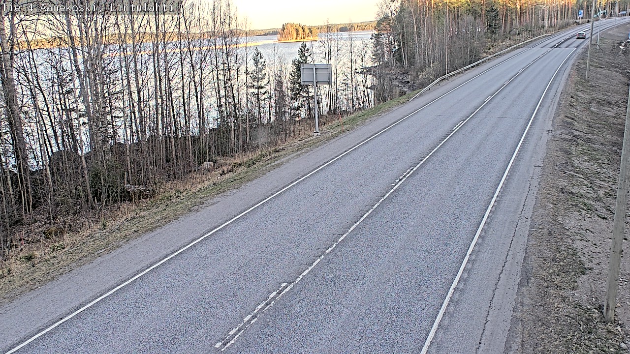 Weather Camera Image Väg 4 Äänekoski, Lintulahti, Äänekoski, Keski-Suomi