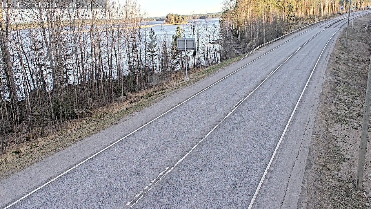 Weather Camera Image Väg 4 Äänekoski, Lintulahti, Äänekoski, Keski-Suomi