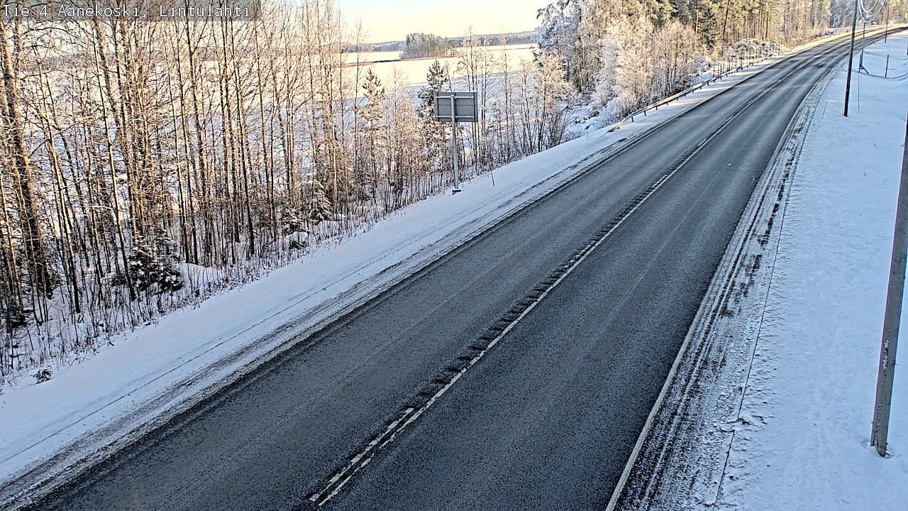 Weather Camera Image Road 4 Äänekoski, Lintulahti, Äänekoski, Keski-Suomi