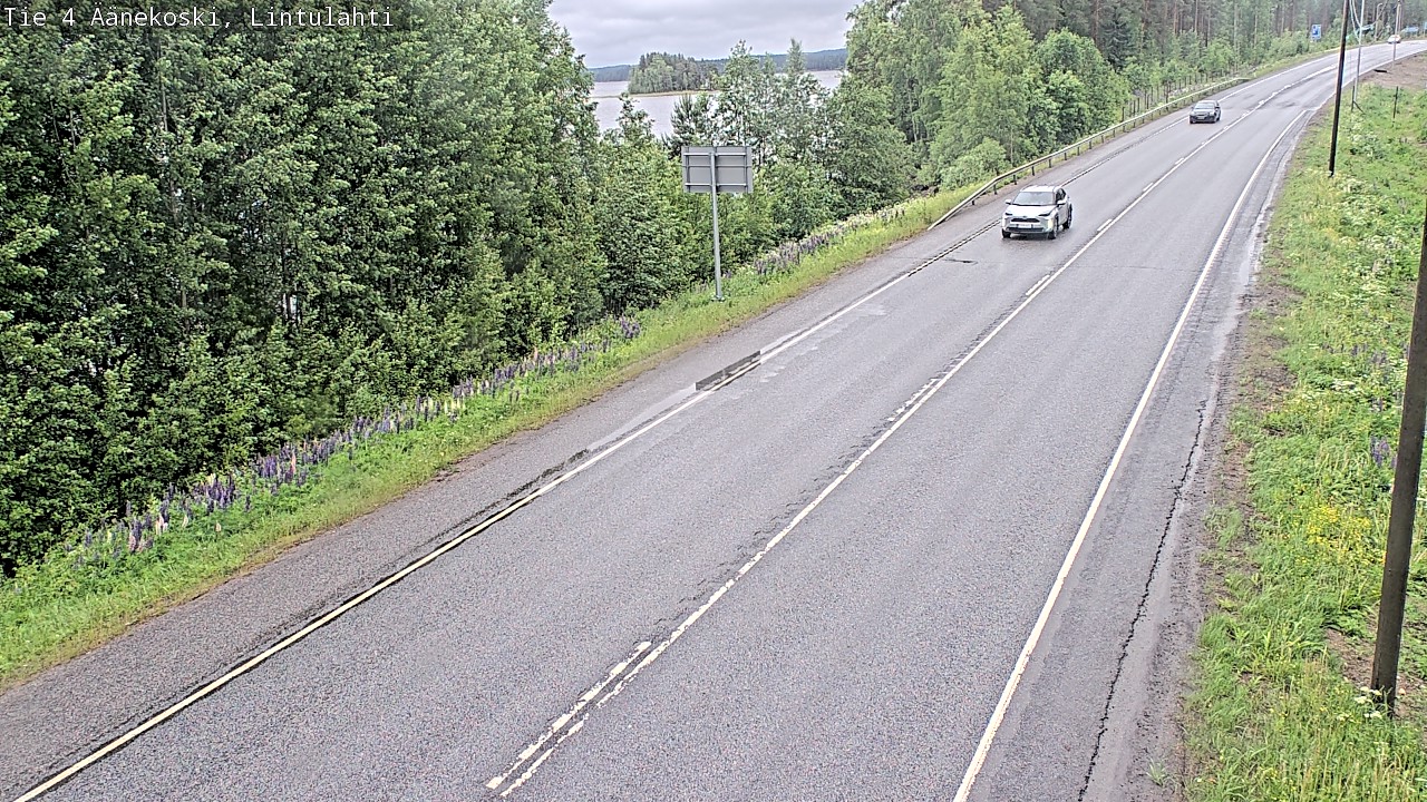 Weather Camera Image Väg 4 Äänekoski, Lintulahti, Äänekoski, Keski-Suomi