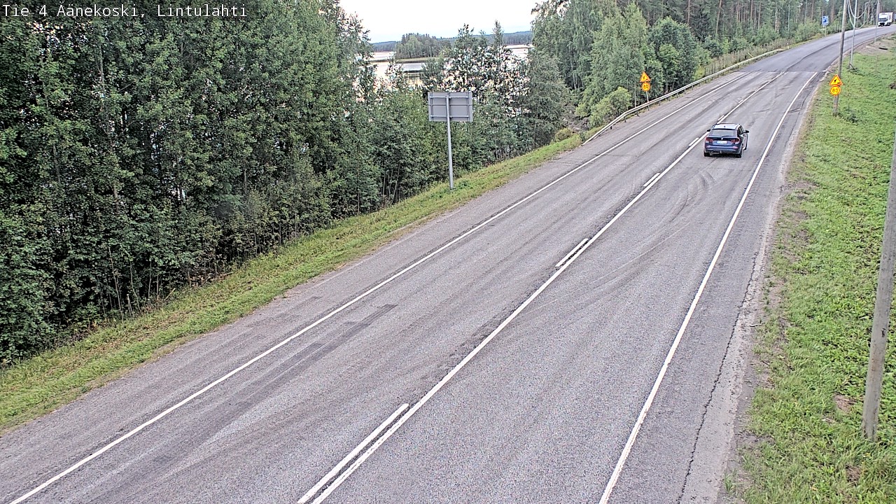 Weather Camera Image Road 4 Äänekoski, Lintulahti, Äänekoski, Keski-Suomi
