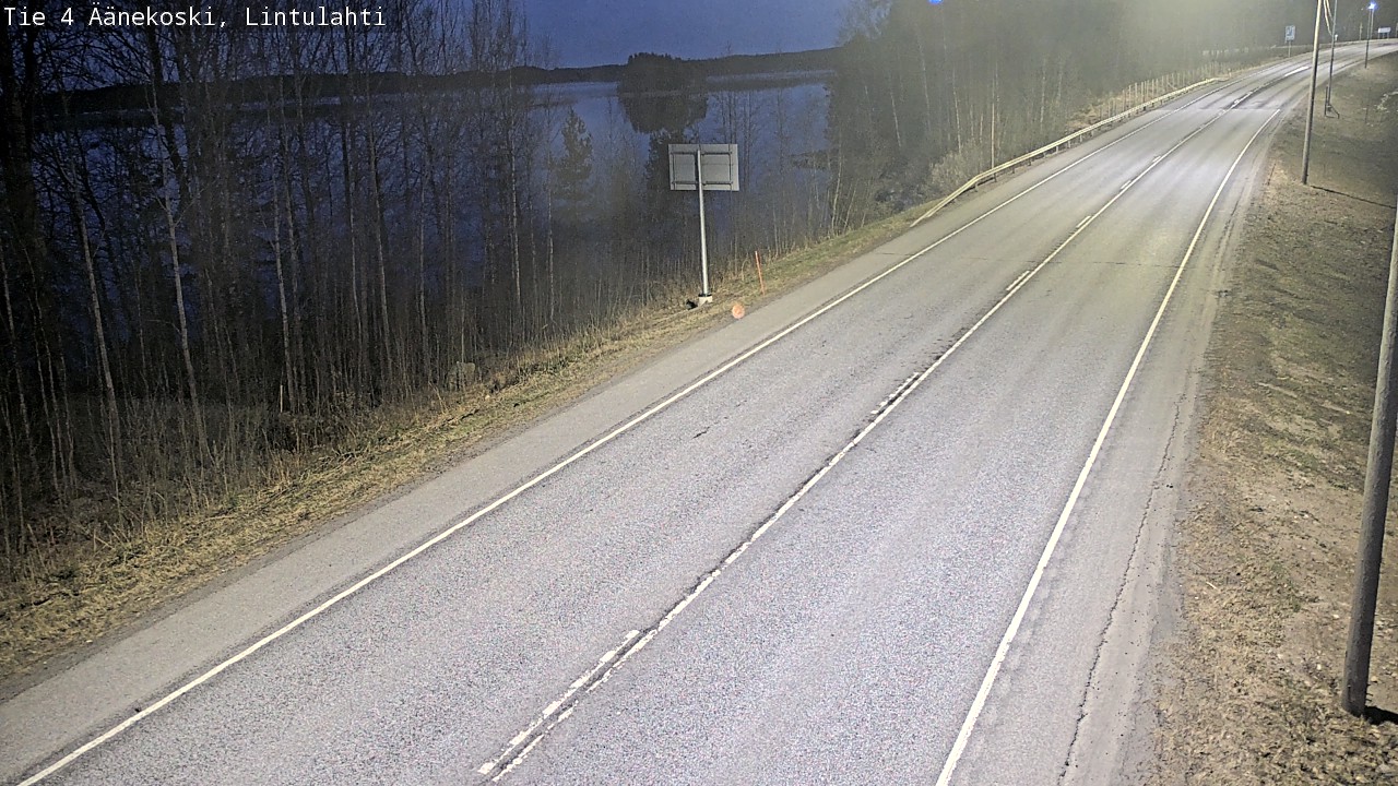 Weather Camera Image Väg 4 Äänekoski, Lintulahti, Äänekoski, Keski-Suomi