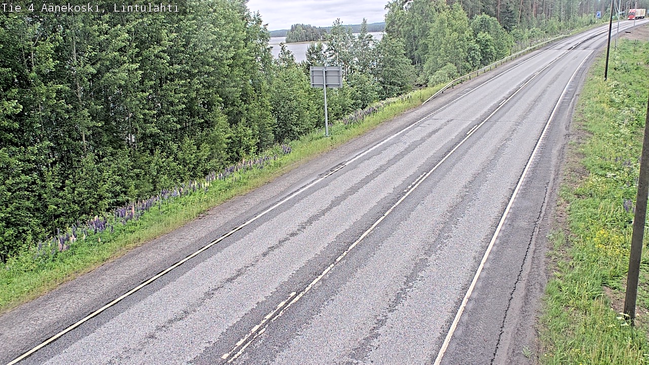 Weather Camera Image Väg 4 Äänekoski, Lintulahti, Äänekoski, Keski-Suomi