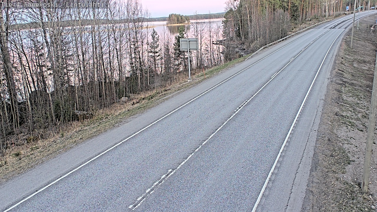 Weather Camera Image Väg 4 Äänekoski, Lintulahti, Äänekoski, Keski-Suomi
