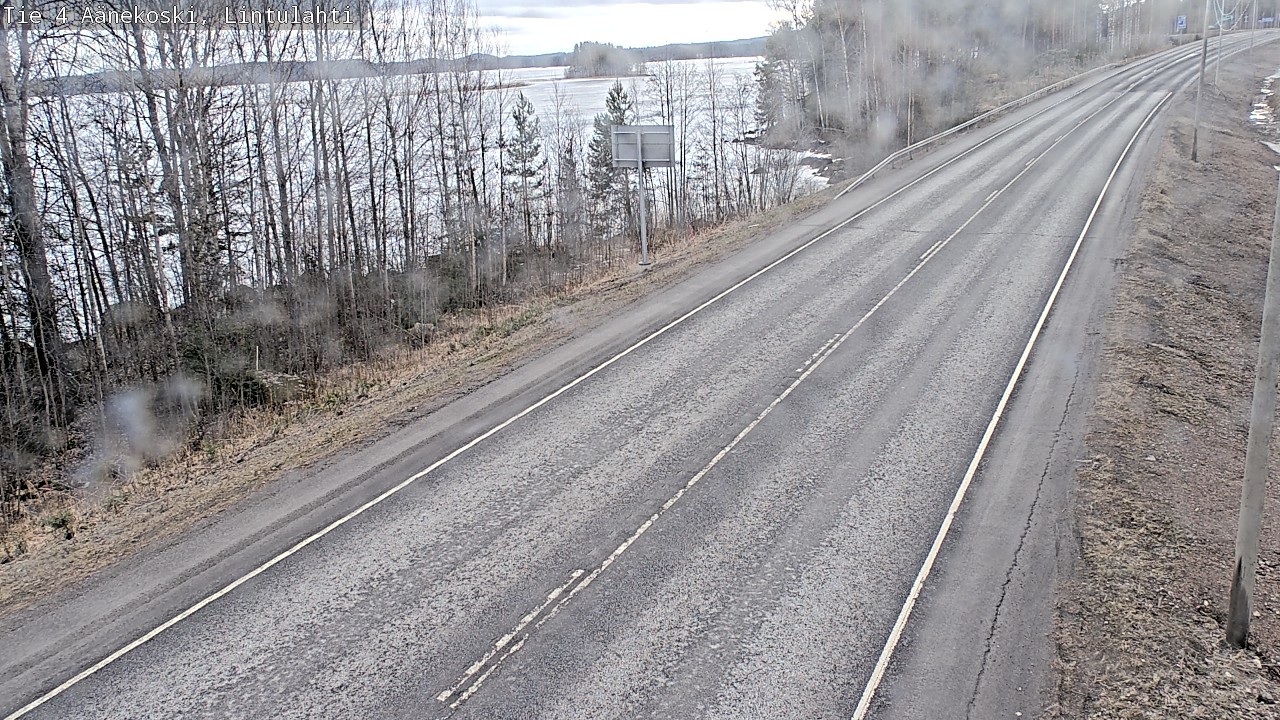 Weather Camera Image Road 4 Äänekoski, Lintulahti, Äänekoski, Keski-Suomi