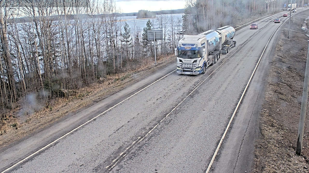 Weather Camera Image Road 4 Äänekoski, Lintulahti, Äänekoski, Keski-Suomi