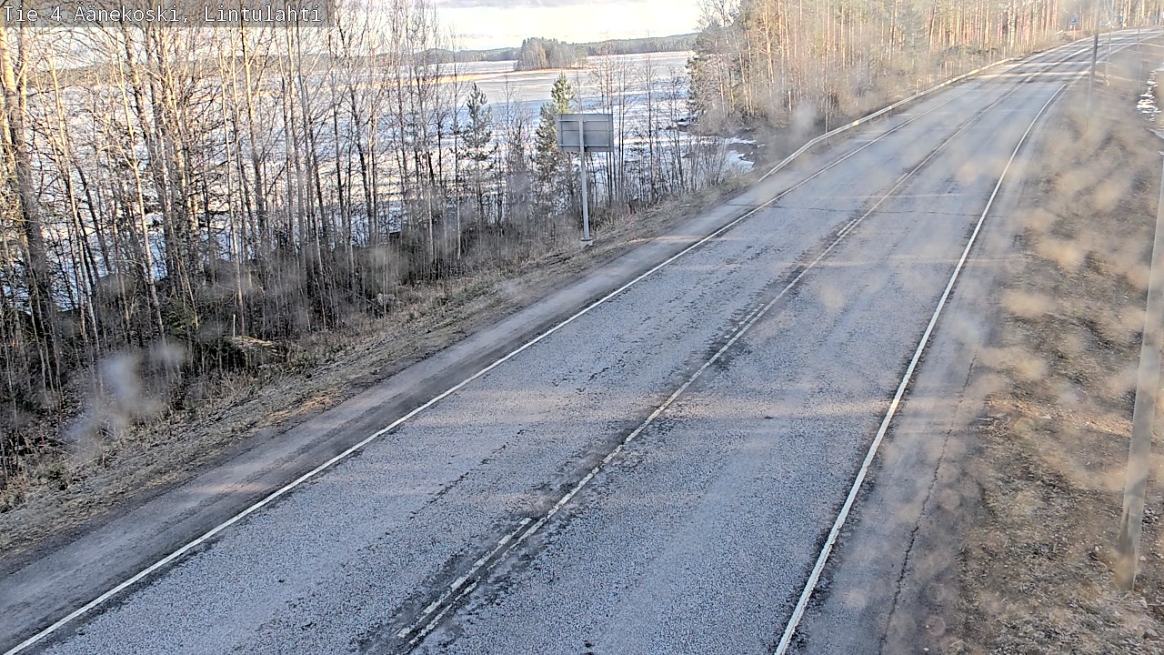 Weather Camera Image Road 4 Äänekoski, Lintulahti, Äänekoski, Keski-Suomi