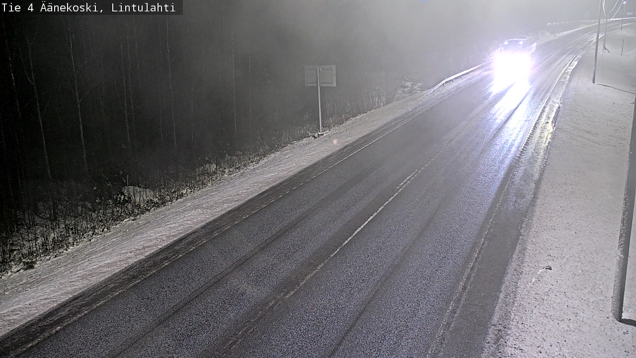 Weather Camera Image Väg 4 Äänekoski, Lintulahti, Äänekoski, Keski-Suomi