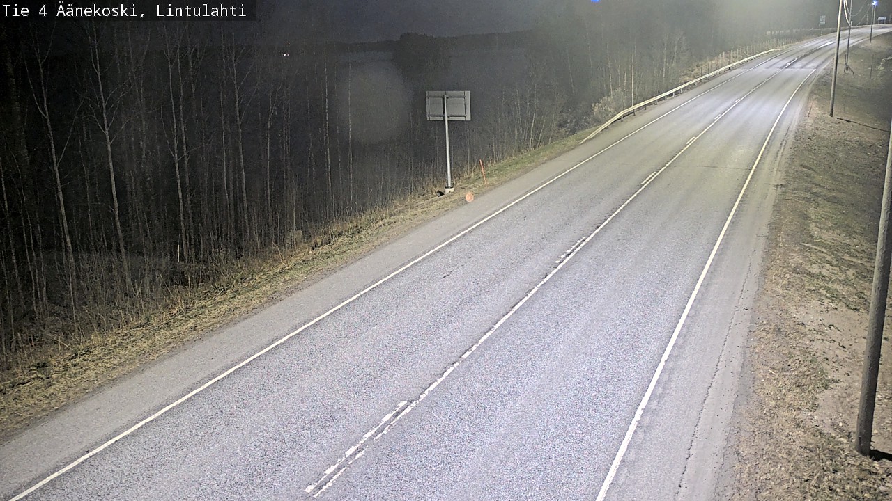 Weather Camera Image Road 4 Äänekoski, Lintulahti, Äänekoski, Keski-Suomi