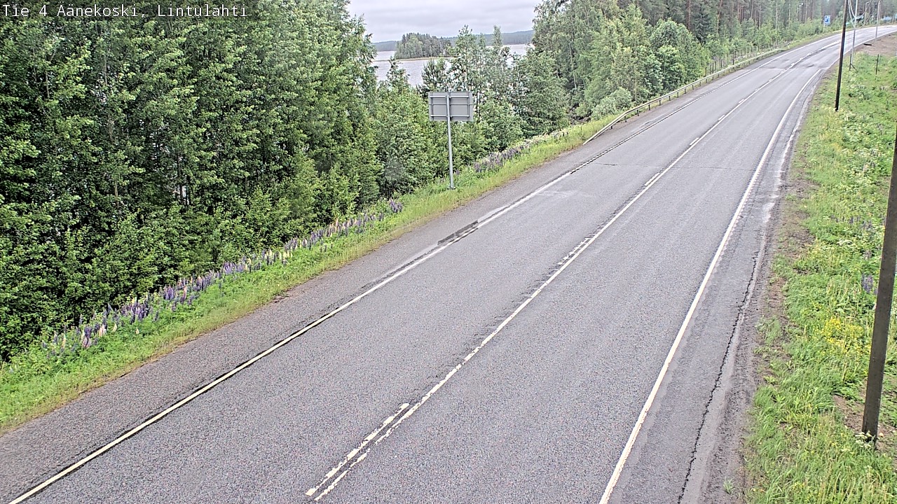 Weather Camera Image Väg 4 Äänekoski, Lintulahti, Äänekoski, Keski-Suomi