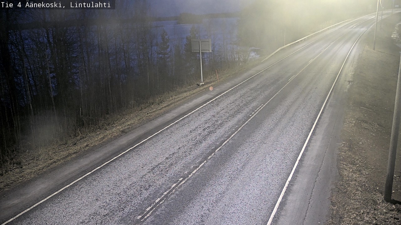 Weather Camera Image Road 4 Äänekoski, Lintulahti, Äänekoski, Keski-Suomi