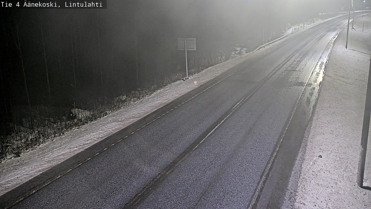 Weather Camera Image Väg 4 Äänekoski, Lintulahti, Äänekoski, Keski-Suomi