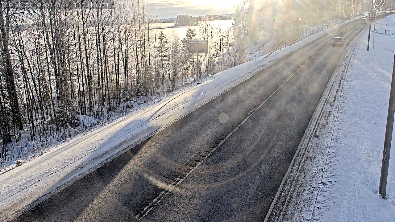 Weather Camera Image Road 4 Äänekoski, Lintulahti, Äänekoski, Keski-Suomi