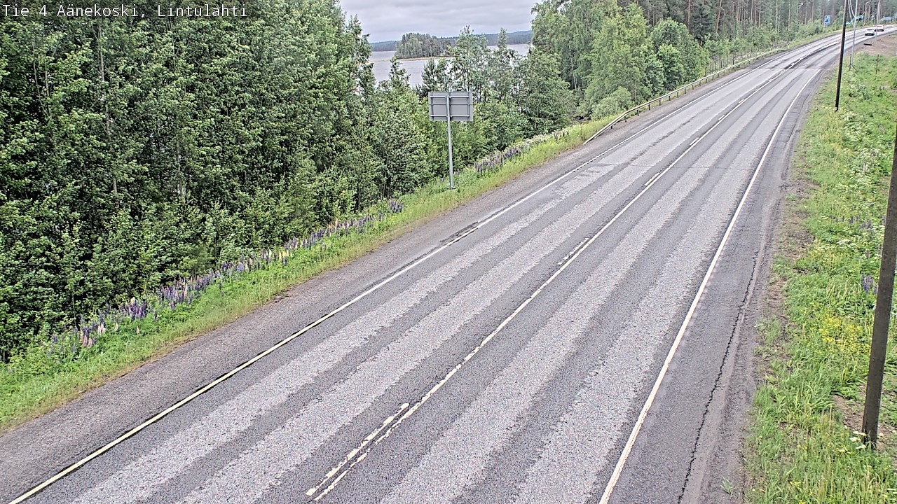 Weather Camera Image Väg 4 Äänekoski, Lintulahti, Äänekoski, Keski-Suomi