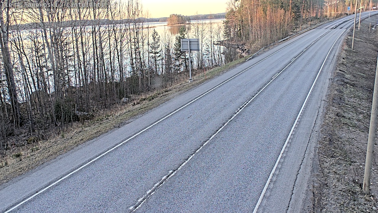 Weather Camera Image Väg 4 Äänekoski, Lintulahti, Äänekoski, Keski-Suomi