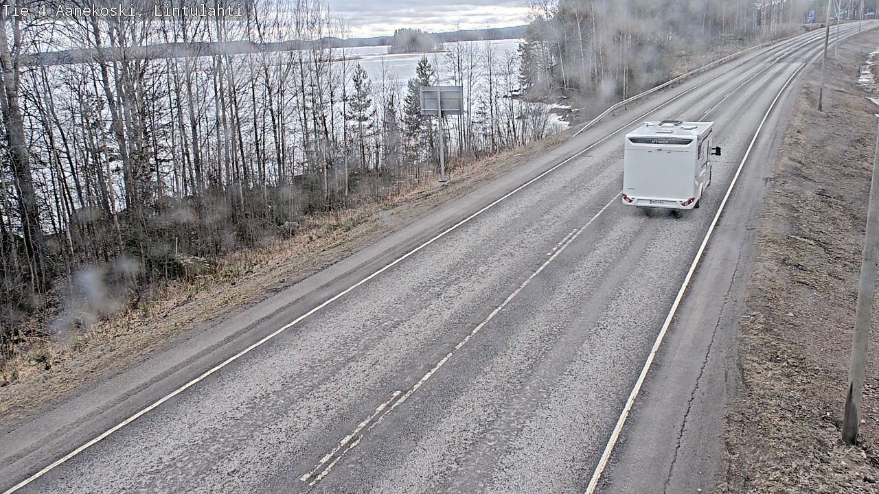 Weather Camera Image Road 4 Äänekoski, Lintulahti, Äänekoski, Keski-Suomi