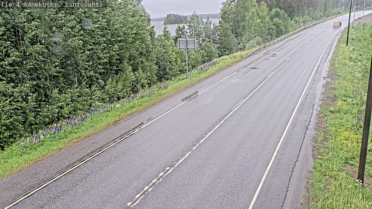 Weather Camera Image Väg 4 Äänekoski, Lintulahti, Äänekoski, Keski-Suomi