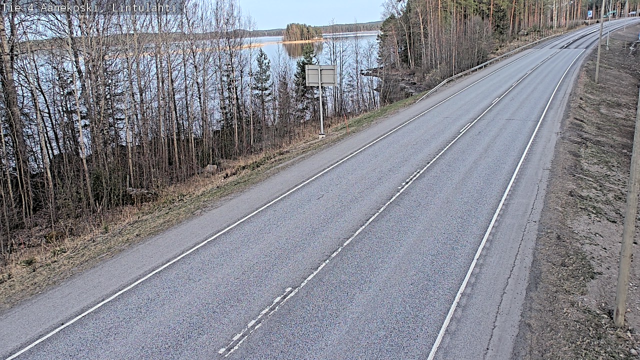Weather Camera Image Väg 4 Äänekoski, Lintulahti, Äänekoski, Keski-Suomi