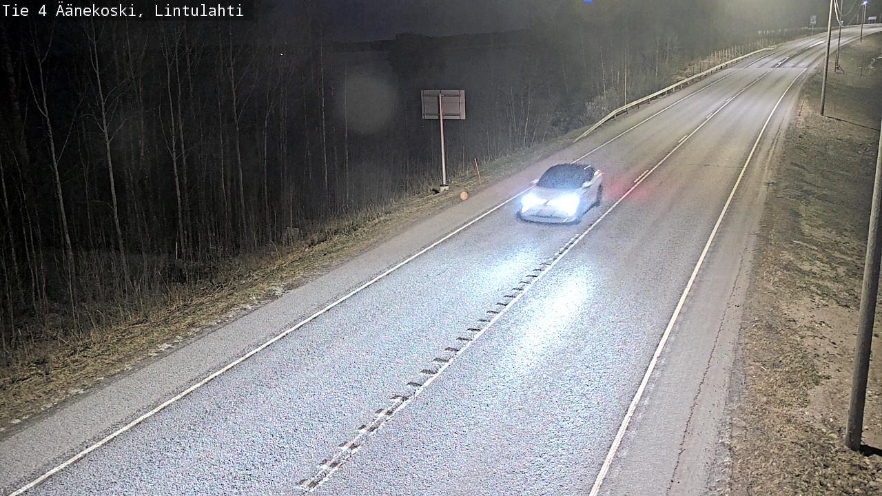 Weather Camera Image Road 4 Äänekoski, Lintulahti, Äänekoski, Keski-Suomi
