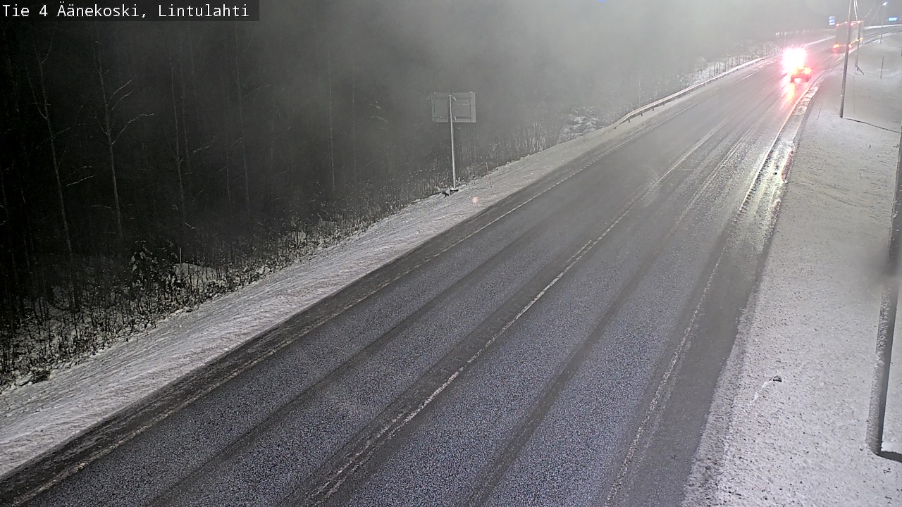 Weather Camera Image Väg 4 Äänekoski, Lintulahti, Äänekoski, Keski-Suomi