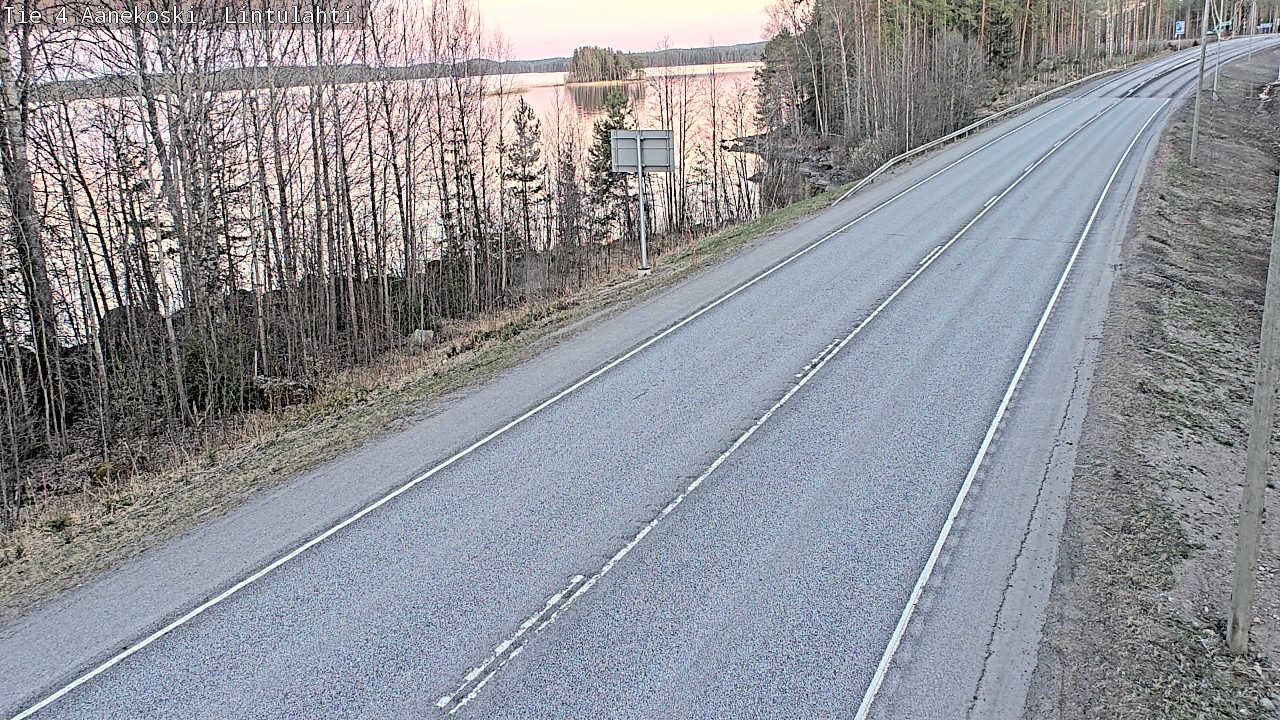 Weather Camera Image Väg 4 Äänekoski, Lintulahti, Äänekoski, Keski-Suomi