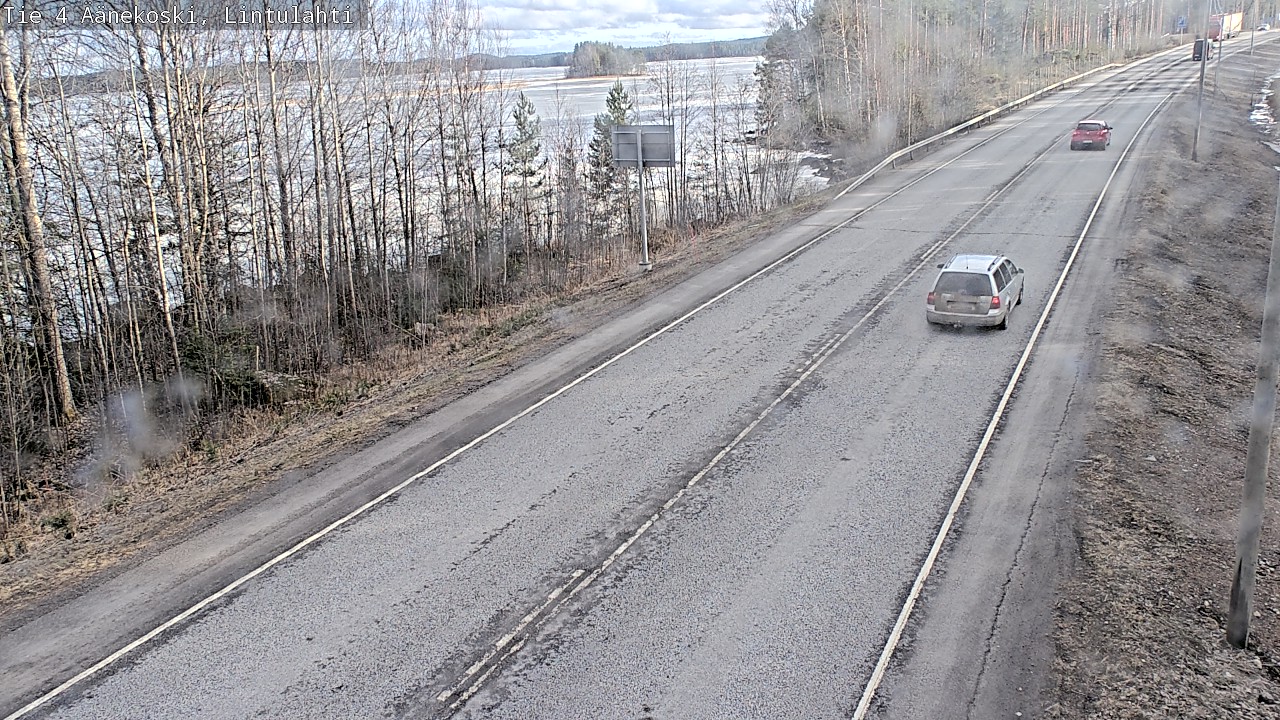 Weather Camera Image Road 4 Äänekoski, Lintulahti, Äänekoski, Keski-Suomi