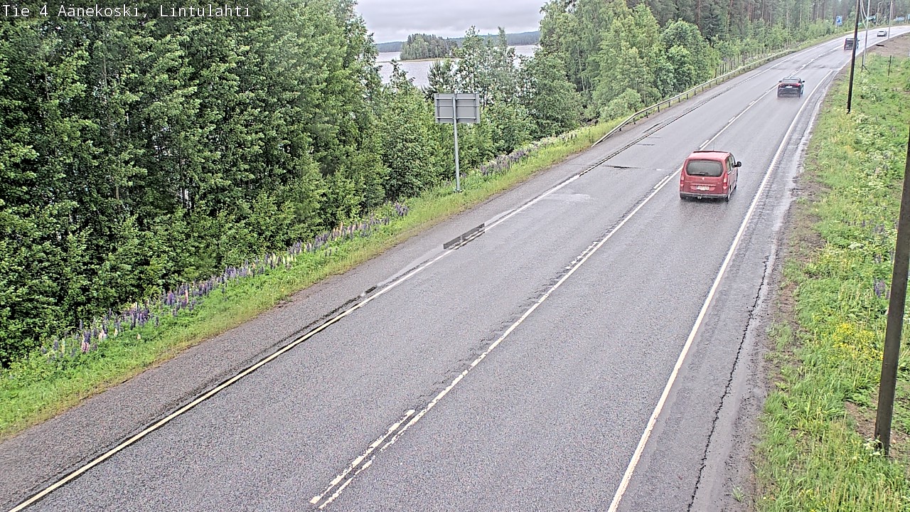 Weather Camera Image Väg 4 Äänekoski, Lintulahti, Äänekoski, Keski-Suomi