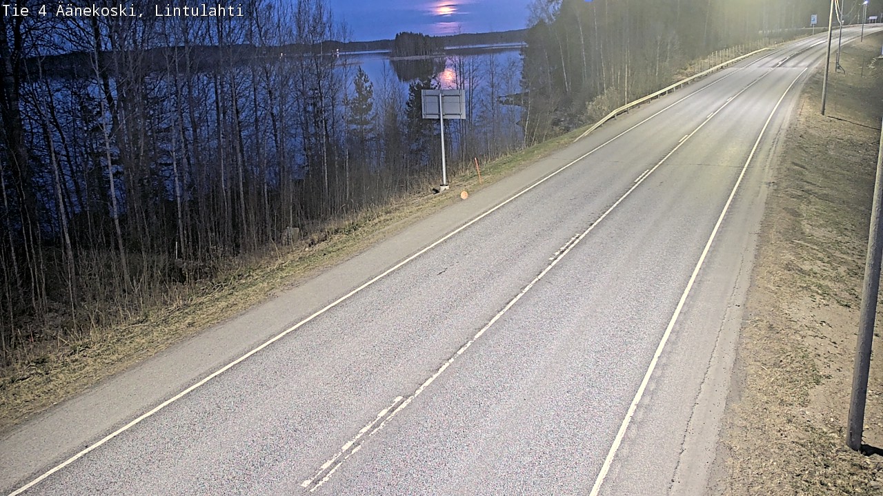 Weather Camera Image Väg 4 Äänekoski, Lintulahti, Äänekoski, Keski-Suomi