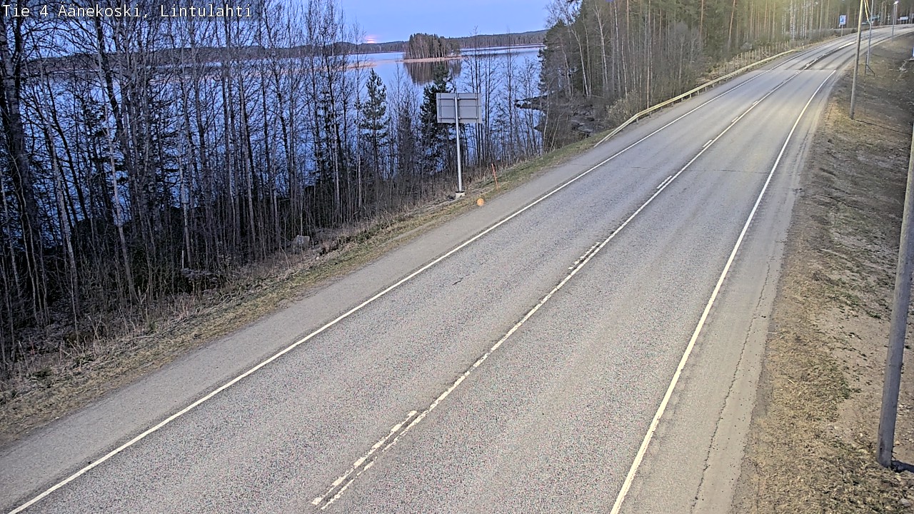 Weather Camera Image Väg 4 Äänekoski, Lintulahti, Äänekoski, Keski-Suomi
