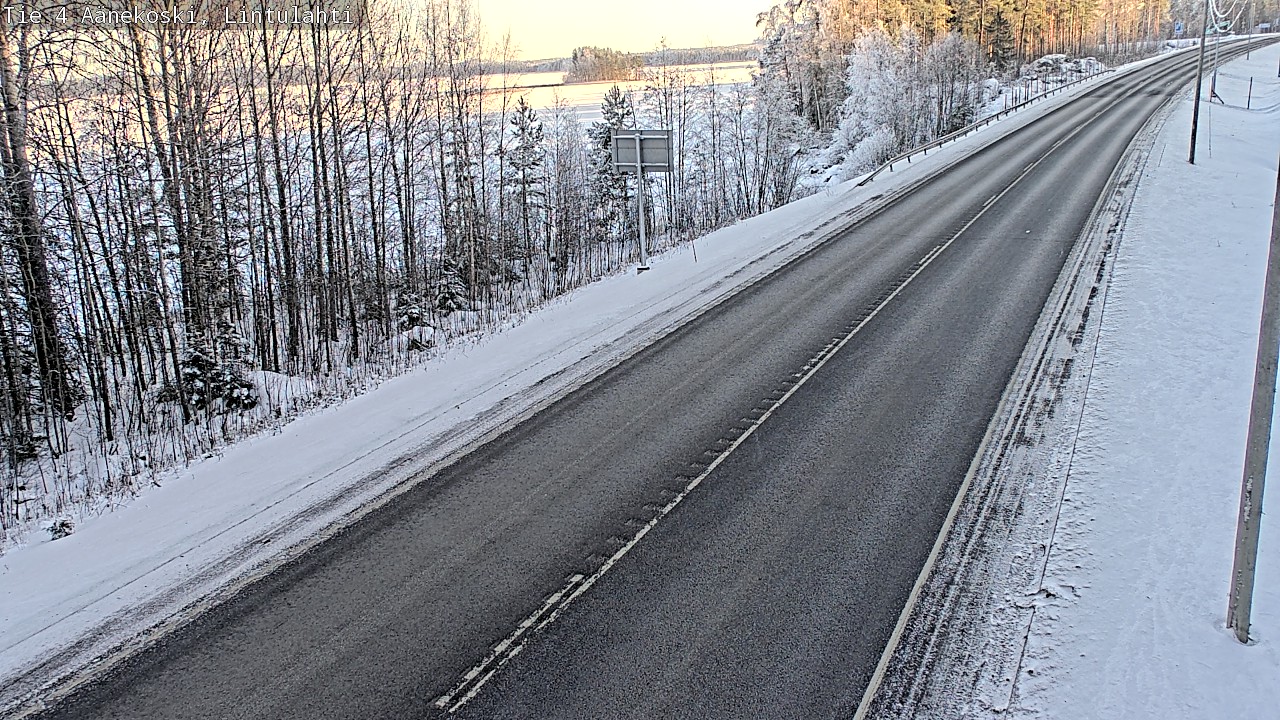 Weather Camera Image Road 4 Äänekoski, Lintulahti, Äänekoski, Keski-Suomi