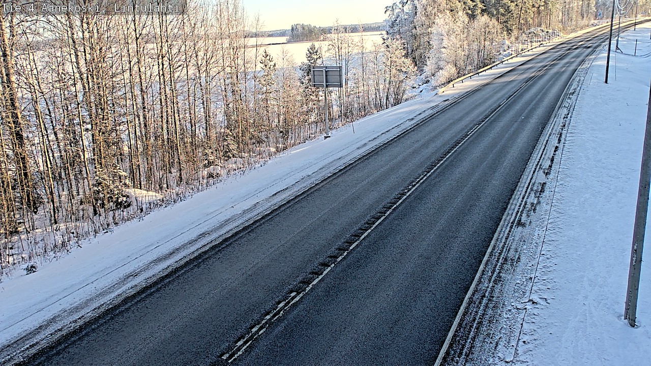 Weather Camera Image Road 4 Äänekoski, Lintulahti, Äänekoski, Keski-Suomi
