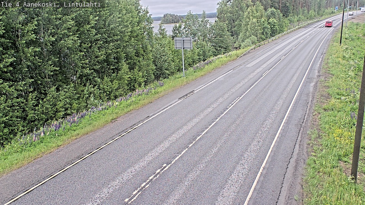Weather Camera Image Väg 4 Äänekoski, Lintulahti, Äänekoski, Keski-Suomi
